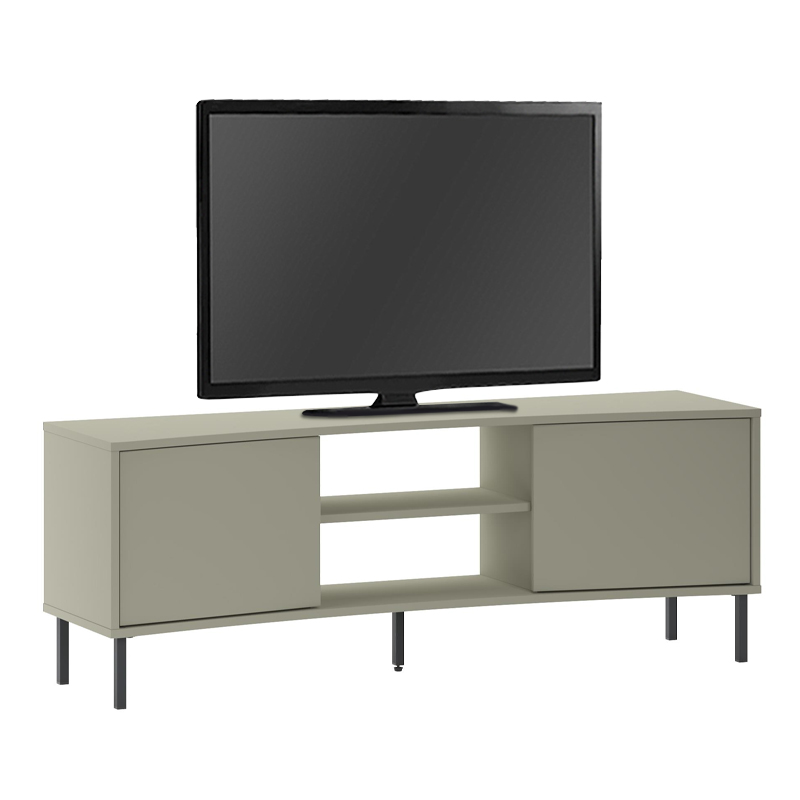 Έπιπλο τηλεόρασης Frem Megapap χρώμα ash green 150x40x55εκ. Έπιπλο τηλεόρασης Frem Megapap χρώμα ash green 150x40x55εκ.