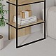 Βιβλιοθήκη Archy Megapap χρώμα sapphire oak 53x31,7x180εκ.