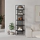 Βιβλιοθήκη Archy Megapap χρώμα γκρι ρετρό 53x31,7x180εκ. Βιβλιοθήκη Archy Megapap χρώμα γκρι ρετρό 53x31,7x180εκ.