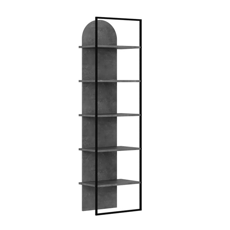 Βιβλιοθήκη Archy Megapap χρώμα γκρι ρετρό 53x31,7x180εκ. Βιβλιοθήκη Archy Megapap χρώμα γκρι ρετρό 53x31,7x180εκ.
