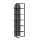 Βιβλιοθήκη Archy Megapap χρώμα γκρι ρετρό 53x31,7x180εκ. Βιβλιοθήκη Archy Megapap χρώμα γκρι ρετρό 53x31,7x180εκ.