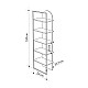 Βιβλιοθήκη Archy Megapap χρώμα γκρι ρετρό 53x31,7x180εκ. Βιβλιοθήκη Archy Megapap χρώμα γκρι ρετρό 53x31,7x180εκ.