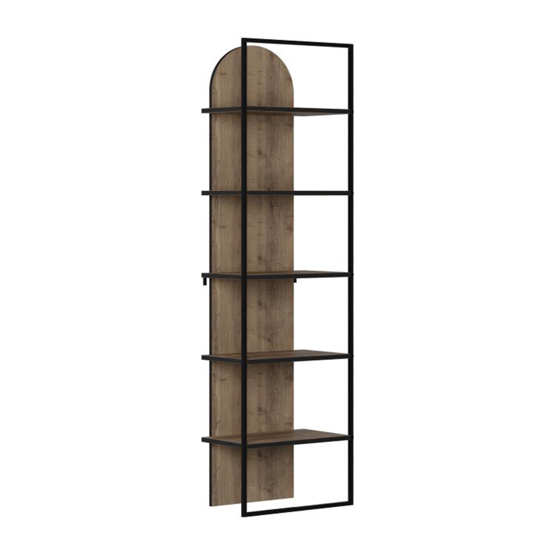 Βιβλιοθήκη Archy Megapap χρώμα ανοιχτό καρυδί 53x31,7x180εκ. Βιβλιοθήκη Archy Megapap χρώμα ανοιχτό καρυδί 53x31,7x180εκ.