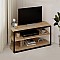 Έπιπλο τηλεόρασης γωνιακό Echo Megapap χρώμα sapphire oak 98x37x45εκ.