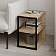 Τραπεζάκι βοηθητικό - Κομοδίνο Echo Megapap χρώμα sapphire oak 30x42x45εκ. Τραπεζάκι βοηθητικό - Κομοδίνο Echo Megapap χρώμα sapphire oak 30x42x45εκ.