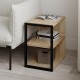 Τραπεζάκι βοηθητικό - Κομοδίνο Echo Megapap χρώμα sapphire oak 30x42x45εκ. Τραπεζάκι βοηθητικό - Κομοδίνο Echo Megapap χρώμα sapphire oak 30x42x45εκ.