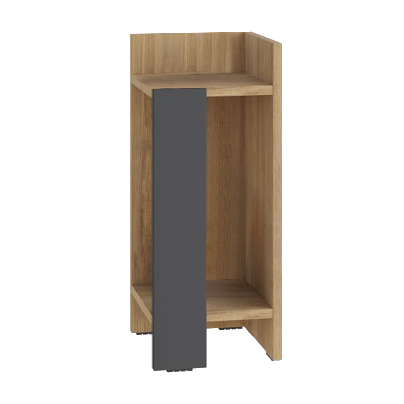 Κομοδίνο Elos Megapap δεξί χρώμα sapphire oak - ανθρακί 25x27x60εκ. Κομοδίνο Elos Megapap δεξί χρώμα sapphire oak - ανθρακί 25x27x60εκ.