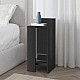 Κομοδίνο Elos Megapap δεξί χρώμα black wood 25x27x60εκ. Κομοδίνο Elos Megapap δεξί χρώμα black wood 25x27x60εκ.