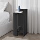 Κομοδίνο Elos Megapap δεξί χρώμα black wood 25x27x60εκ. Κομοδίνο Elos Megapap δεξί χρώμα black wood 25x27x60εκ.