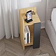 Κομοδίνο Elos Megapap αριστερό χρώμα sapphire oak - ανθρακί 25x27x60εκ. Κομοδίνο Elos Megapap αριστερό χρώμα sapphire oak - ανθρακί 25x27x60εκ.
