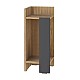Κομοδίνο Elos Megapap αριστερό χρώμα sapphire oak - ανθρακί 25x27x60εκ. Κομοδίνο Elos Megapap αριστερό χρώμα sapphire oak - ανθρακί 25x27x60εκ.