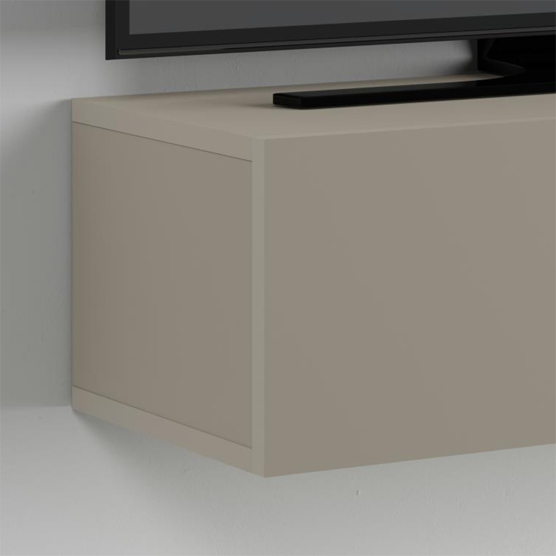 Έπιπλο τηλεόρασης επιτοίχιο Francy Megapap χρώμα sandstone 135x31,7x25εκ.