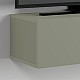 Έπιπλο τηλεόρασης επιτοίχιο Francy Megapap χρώμα ash green 135x31,7x25εκ.