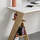 Γραφείο εργασίας Papillon Megapap χρώμα sapphire oak - λευκό 137x60x75εκ Γραφείο εργασίας Papillon Megapap χρώμα sapphire oak - λευκό 137x60x75εκ