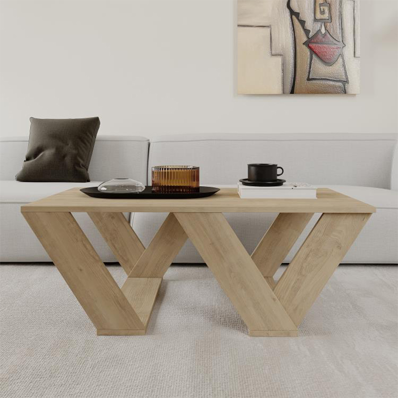 Τραπεζάκι σαλονιού Pipra Megapap χρώμα sapphire oak 110x60x40εκ.