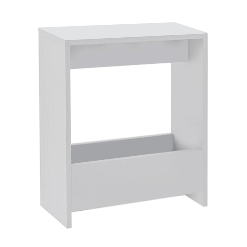Τραπεζάκι βοηθητικό Simpi Megapap χρώμα λευκό 55x20x60εκ. Τραπεζάκι βοηθητικό Simpi Megapap χρώμα λευκό 55x20x60εκ.