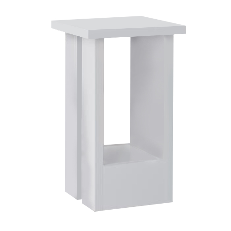 Τραπεζάκι βοηθητικό Tasos Megapap χρώμα λευκό 30x30x50,3εκ. Τραπεζάκι βοηθητικό Tasos Megapap χρώμα λευκό 30x30x50,3εκ.