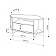 Έπιπλο τηλεόρασης γωνιακό Viva Megapap χρώμα sapphire oak 95,7x35,4x45εκ. Έπιπλο τηλεόρασης γωνιακό Viva Megapap χρώμα sapphire oak 95,7x35,4x45εκ.