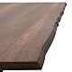 Τραπέζι Walter Megapap Mdf - μεταλλικό χρώμα καρυδί 160x80x75εκ.