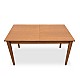Τραπέζι Adare Megapap μασίφ ξύλο-MDF επεκτεινόμενο χρώμα καρυδί 140/180x78x77εκ.