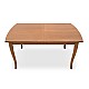 Τραπέζι Belfast Megapap μασίφ ξύλο-MDF επεκτεινόμενο χρώμα καρυδί 150/200x89x78εκ.
