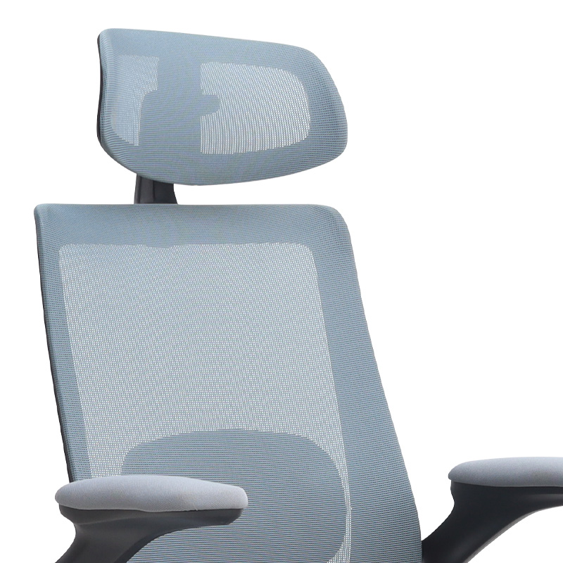 Καρέκλα γραφείου διευθυντική Belora Megapap με ύφασμα Mesh χρώμα γκρι 63,5x62x117/127εκ.