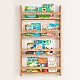 Επιτοίχια βιβλιοθήκη - ραφιέρα Montessori Megapap χρώμα pine oak 74x10x120εκ. Επιτοίχια βιβλιοθήκη - ραφιέρα Montessori Megapap χρώμα pine oak 74x10x120εκ.