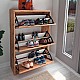 Παπουτσοθήκη Nave Megapap 18 ζευγών χρώμα pine oak 73,6x24x110εκ. Παπουτσοθήκη Nave Megapap 18 ζευγών χρώμα pine oak 73,6x24x110εκ.