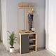 Έπιπλο εισόδου Norva Megapap χρώμα sapphire oak - ανθρακί 67,8x36,3x200,6εκ. Έπιπλο εισόδου Norva Megapap χρώμα sapphire oak - ανθρακί 67,8x36,3x200,6εκ.