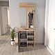 Έπιπλο εισόδου Norva Megapap χρώμα sapphire oak - ανθρακί 67,8x36,3x200,6εκ. Έπιπλο εισόδου Norva Megapap χρώμα sapphire oak - ανθρακί 67,8x36,3x200,6εκ.