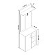 Έπιπλο εισόδου Norva Megapap χρώμα sapphire oak - ανθρακί 67,8x36,3x200,6εκ. Έπιπλο εισόδου Norva Megapap χρώμα sapphire oak - ανθρακί 67,8x36,3x200,6εκ.