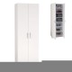 Παπουτσοθήκη Renso Megapap δίφυλλη χρώμα λευκό 59,8x37,8x178,5εκ. Παπουτσοθήκη Renso Megapap δίφυλλη χρώμα λευκό 59,8x37,8x178,5εκ.