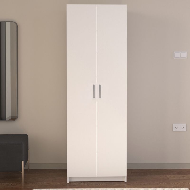 Παπουτσοθήκη Renso Megapap δίφυλλη χρώμα λευκό 59,8x37,8x178,5εκ. Παπουτσοθήκη Renso Megapap δίφυλλη χρώμα λευκό 59,8x37,8x178,5εκ.