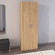 Παπουτσοθήκη Renso Megapap δίφυλλη χρώμα sapphire oak 59,8x37,8x178,5εκ. Παπουτσοθήκη Renso Megapap δίφυλλη χρώμα sapphire oak 59,8x37,8x178,5εκ.