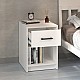 Κομοδίνο Scoty Megapap χρώμα λευκό 40,2x35,3x55εκ. Κομοδίνο Scoty Megapap χρώμα λευκό 40,2x35,3x55εκ.