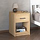 Κομοδίνο Scoty Megapap χρώμα sapphire oak 40,2x35,3x55εκ. Κομοδίνο Scoty Megapap χρώμα sapphire oak 40,2x35,3x55εκ.
