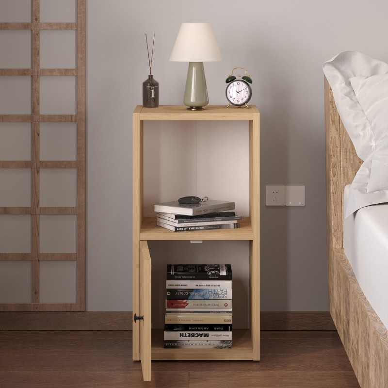 Κομοδίνο Vito Megapap χρώμα sapphire oak 34x30x66,4εκ. Κομοδίνο Vito Megapap χρώμα sapphire oak 34x30x66,4εκ.