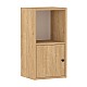 Κομοδίνο Vito Megapap χρώμα sapphire oak 34x30x66,4εκ. Κομοδίνο Vito Megapap χρώμα sapphire oak 34x30x66,4εκ.