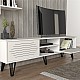 Σύνθεση τηλεόρασης Salerno Megapap χρώμα λευκό 180x35x51εκ.