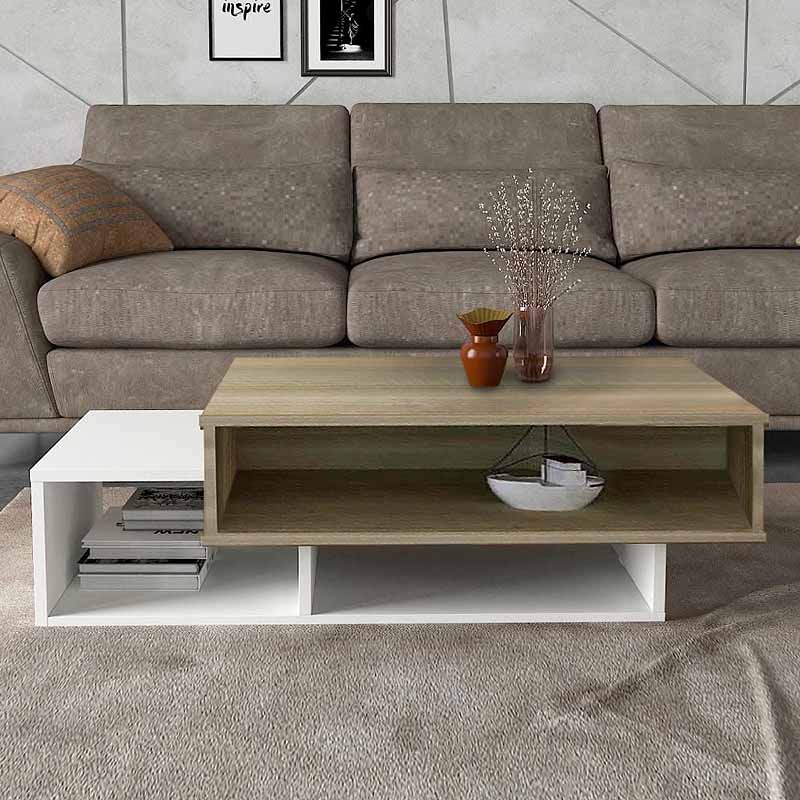 Τραπεζάκι σαλονιού Tab Megapap χρώμα λευκό - cordoba 105x60x32εκ. Τραπεζάκι σαλονιού Tab Megapap χρώμα λευκό - cordoba 105x60x32εκ.