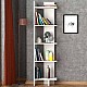 Βιβλιοθήκη Perla Megapap χρώμα λευκό 48x22x170εκ. Βιβλιοθήκη Perla Megapap χρώμα λευκό 48x22x170εκ.