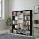 Βιβλιοθήκη Ample Megapap χρώμα μαύρο - λευκό 125x22x135,7εκ. Βιβλιοθήκη Ample Megapap χρώμα μαύρο - λευκό 125x22x135,7εκ.