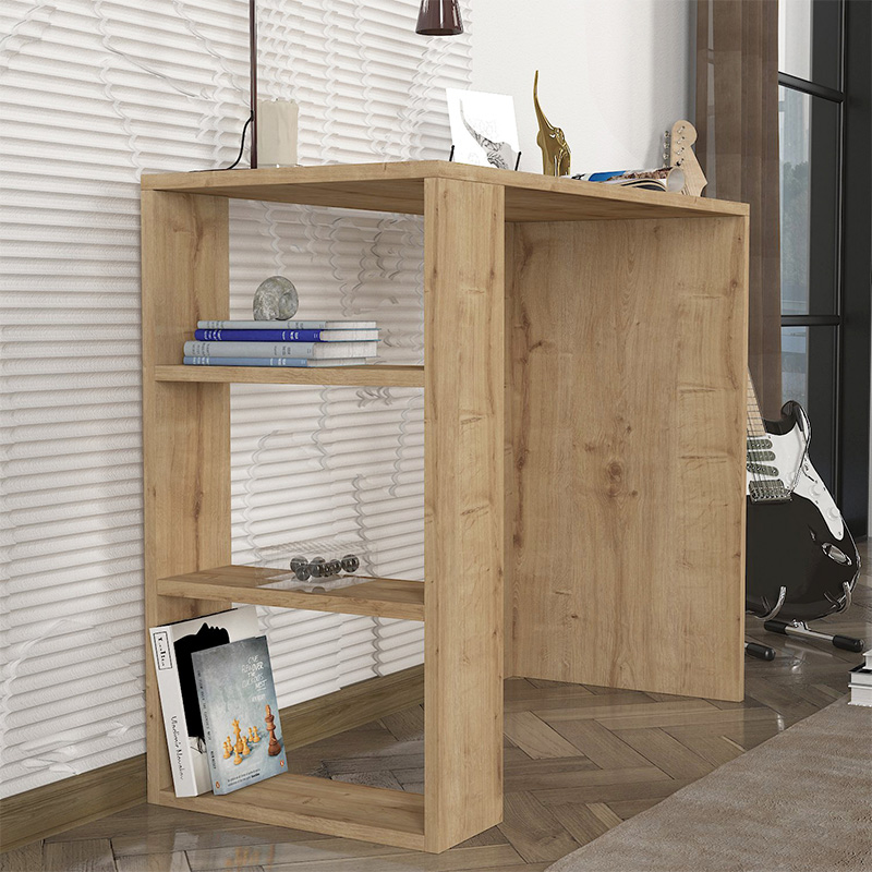 Γραφείο εργασίας Netenia Megapap χρώμα sapphire oak 90x40x74εκ. Γραφείο εργασίας Netenia Megapap χρώμα sapphire oak 90x40x74εκ.