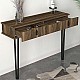 Κονσόλα επιτοίχια Ursula Megapap χρώμα καρυδί 120x35,5x90εκ. Κονσόλα επιτοίχια Ursula Megapap χρώμα καρυδί 120x35,5x90εκ.