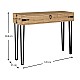 Κονσόλα μελαμίνης Cenova Megapap χρώμα sapphire oak 120x35x89,8εκ. Κονσόλα μελαμίνης Cenova Megapap χρώμα sapphire oak 120x35x89,8εκ.