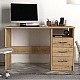 Γραφείο εργασίας Eldoris Megapap από μελαμίνη χρώμα sapphire oak 120x60x75εκ. Γραφείο εργασίας Eldoris Megapap από μελαμίνη χρώμα sapphire oak 120x60x75εκ.