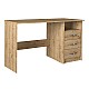 Γραφείο εργασίας Eldoris Megapap από μελαμίνη χρώμα sapphire oak 120x60x75εκ. Γραφείο εργασίας Eldoris Megapap από μελαμίνη χρώμα sapphire oak 120x60x75εκ.