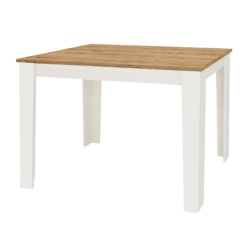 Τραπέζι μελαμίνης Darlen Megapap χρώμα λευκό - sapphire oak 110x72x74εκ. Τραπέζι μελαμίνης Darlen Megapap χρώμα λευκό - sapphire oak 110x72x74εκ.