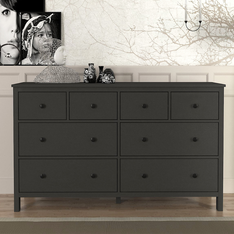 Συρταριέρα - Μπουφές Sabina Megapap χρώμα ανθρακί 160x50x96εκ. Συρταριέρα - Μπουφές Sabina Megapap χρώμα ανθρακί 160x50x96εκ.