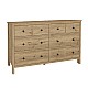Συρταριέρα - Μπουφές Sabina Megapap χρώμα sepet oak 160x50x96εκ. Συρταριέρα - Μπουφές Sabina Megapap χρώμα sepet oak 160x50x96εκ.